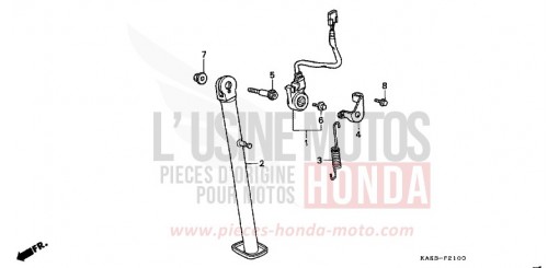 BEQUILLE LATERALE CRM125RP de 1993